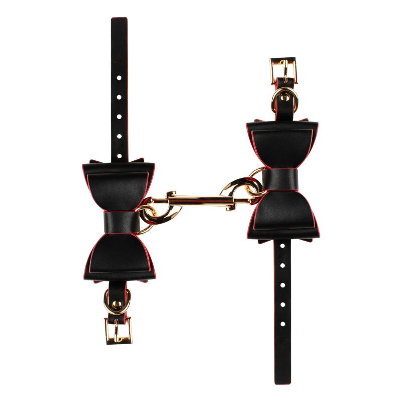 Indulge in the ultimate experience of luxury and control wit... Bedroom Fantasies - Crimson & Ebony SM Set 8pcs - Black/Red photo-5