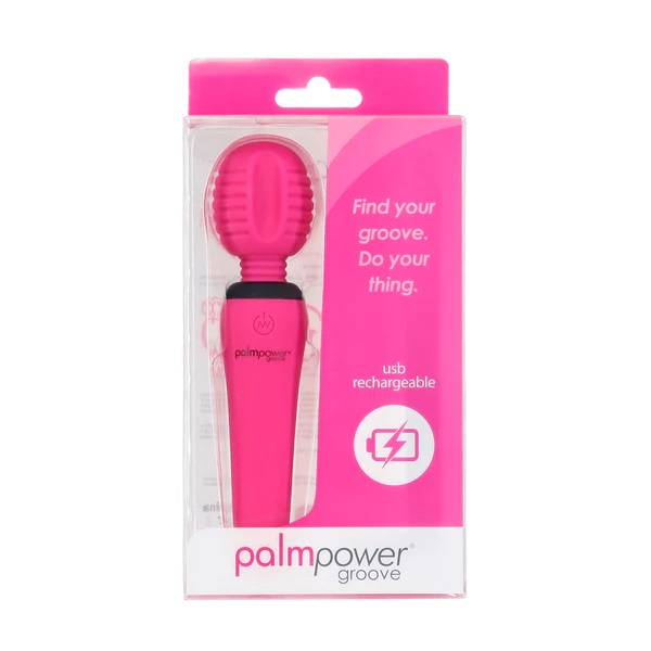 The Groove is a portable pink palm-sized wand that is ready ... Palmpower - Groove Mini Wand - Pink photo-5