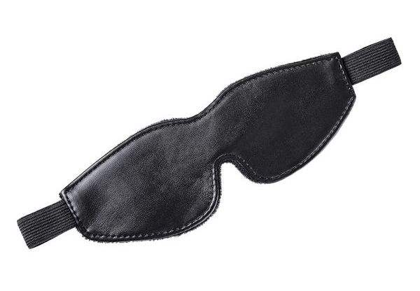 Made of genuine leather with velour lining.
Soft fur at th... Anonymo - Eyes Mask - Black photo-5
