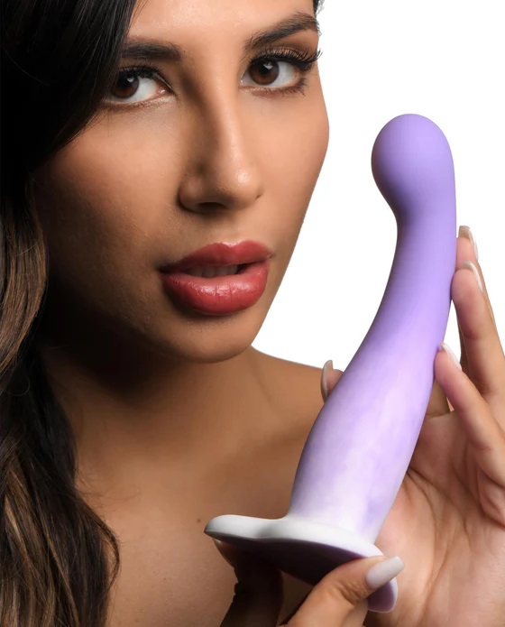 Get to your sweet spot with this Simply Sweet Slim G-Spot Si... Simply Sweet - Slim G-Spot Dildo - Purple photo-2