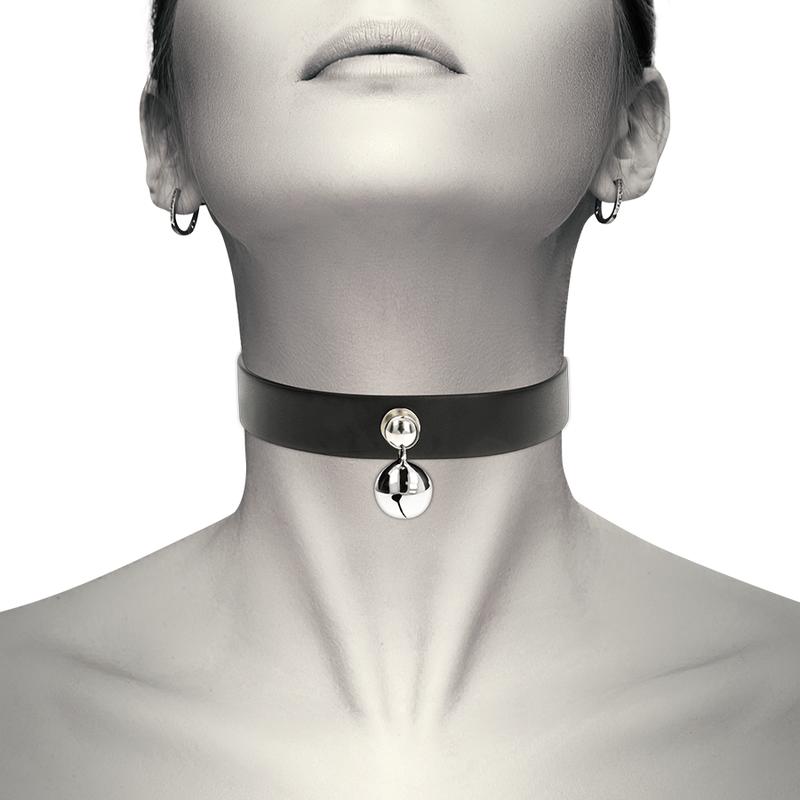 The Coquette accessories collection is exclusively made of v... Coquette - Choker Jingle Bell - Black photo-2