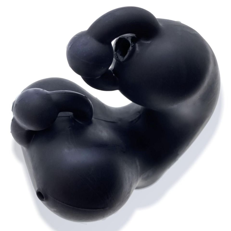 MEATLOCKER is Oxballs big, hard-core chastity gear, it wraps... Oxballs - Meatlocker Chastity - Black Ice photo-2