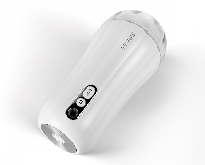 The built-in outstanding motor creates 5 different vibrating... SVAKOM - Robin Stroking Masturbator - White photo-10