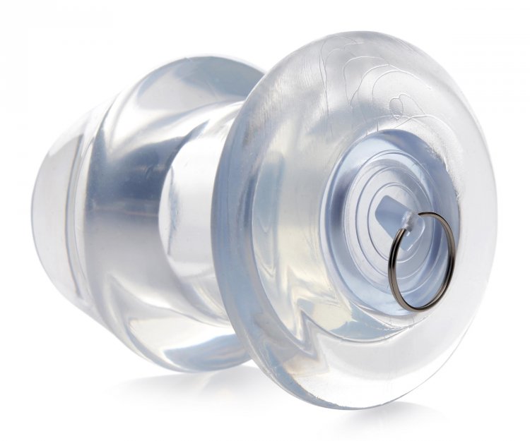 Stretch them open wide and plug them up how you wish! With t... Master Series - Ass Bung Hollow Anal Dilator XL - Clear photo-5