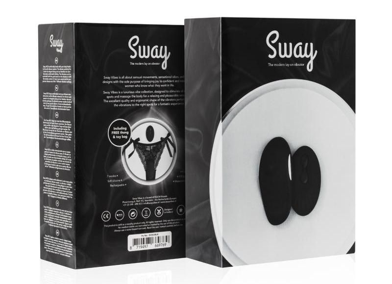 The Sway Vibes No. 3 makes every occassion sexy and seductiv... Sway - Thong Vibrator No.3 - Black photo-14
