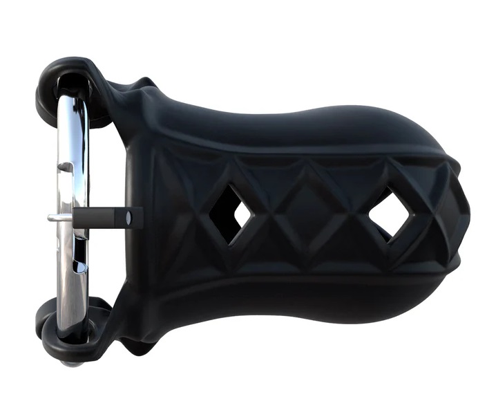 Put your lover on lockdown with the Extreme Silicone Cock Bl... Pipedream - Extreme Silicone Cock Block - Black photo-5