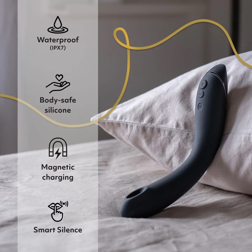 Womanizer OG is the first Pleasure Air G-spot vibrator, comb... Womanizer - OG Pleasure Air G-Spot Vibrator - Dark Grey photo-7