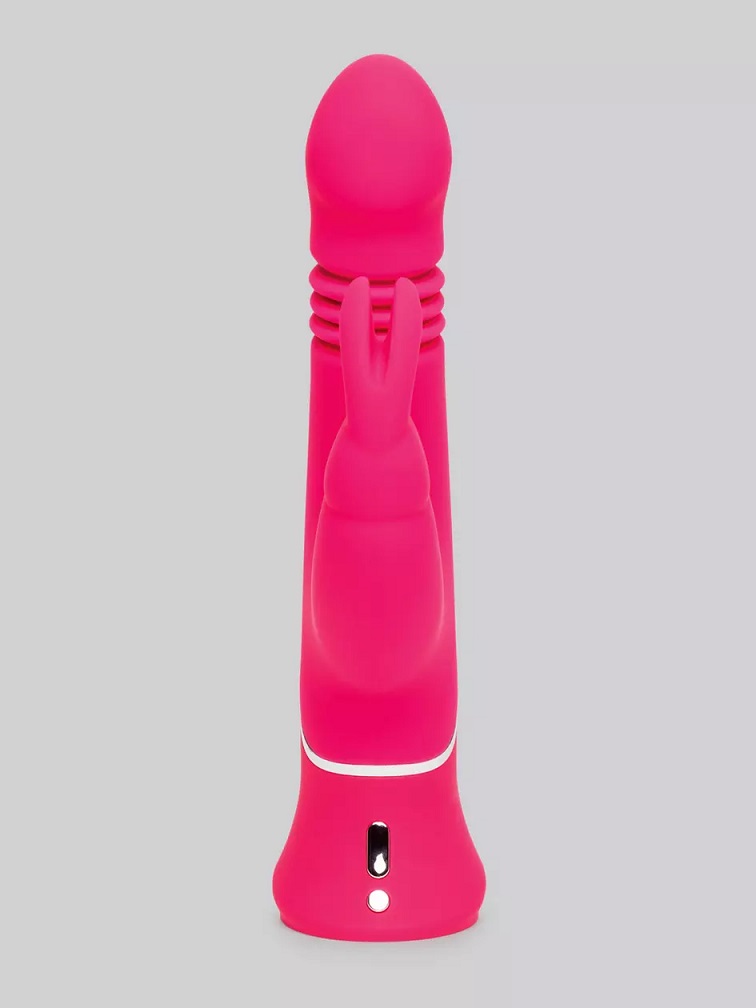 Indulge in luxuriously lifelike stimulation with this happy ... Happy Rabbit - Thrusting Rabbit Vibrator - Pink photo-3