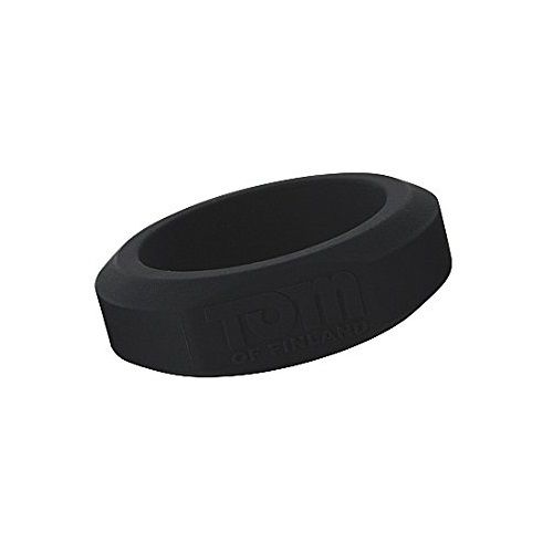 TOF - 3 Piece Silicone Cock Ring Set - Black photo