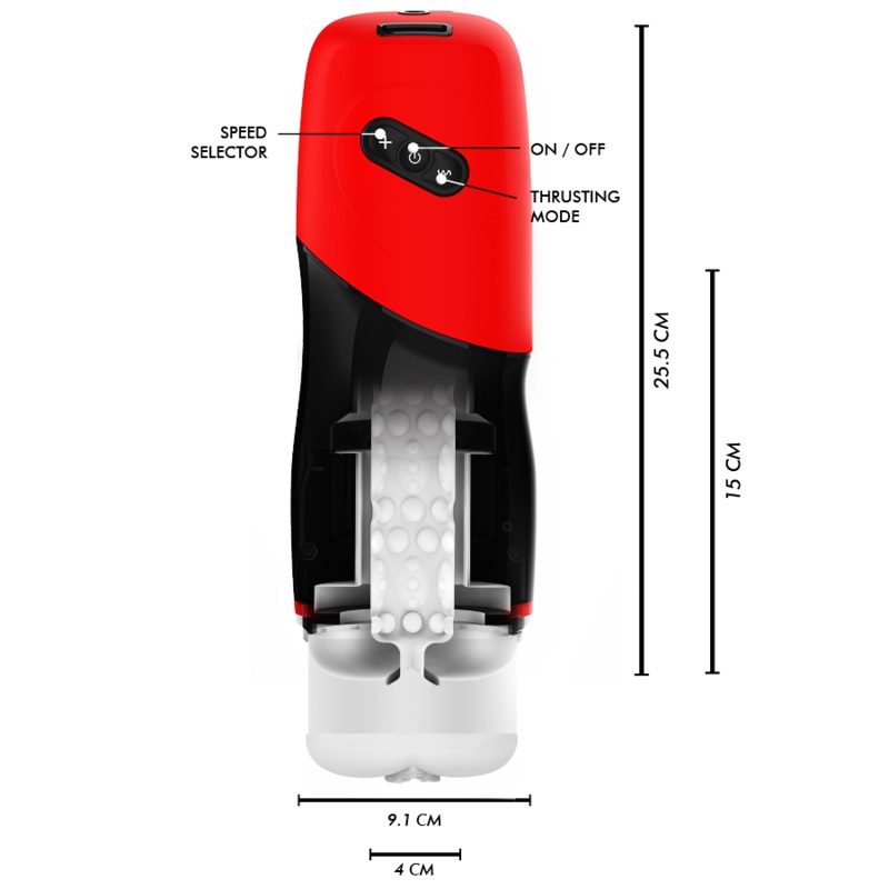 The XPEED automatic masturbator for men from the ... Jamyjob - Xpeed Thrusting Moaning Masturbator photo-6