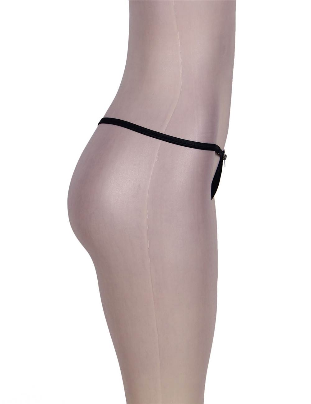 Tiny thong with zip front sexy style
Material &n... Ohyeah - Zip Thong - Black - M photo-5