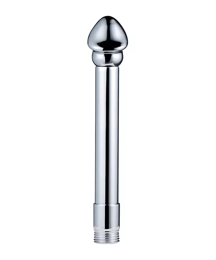 Metal glans anus irrigator enema and back court cleaner
Mat... MT - Glans Anal Enema Shower - Silver photo-5
