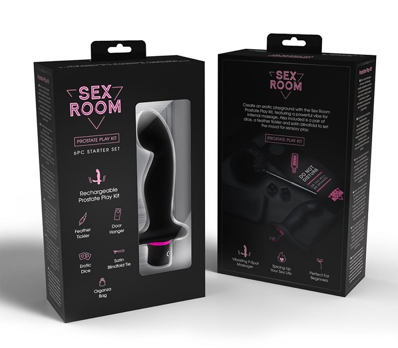Create an erotic playground with the Sex Room Prostate Play ... Dreamtoys - Sex Room Prostate Play Set - Black photo-13