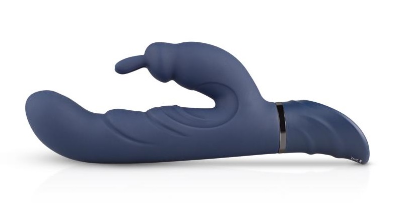 Stimulate all your sensitive spots at the same time with the... Easytoys - Midnight Rabbit Vibe - Blue photo-2