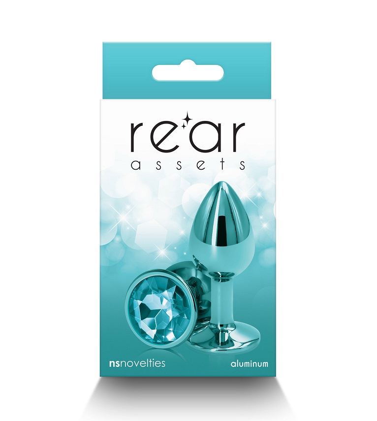 Elevate your anal play experience with NS Novelties' lig... NS Novelties - Rear Assets Anal Plug S - Green photo-3