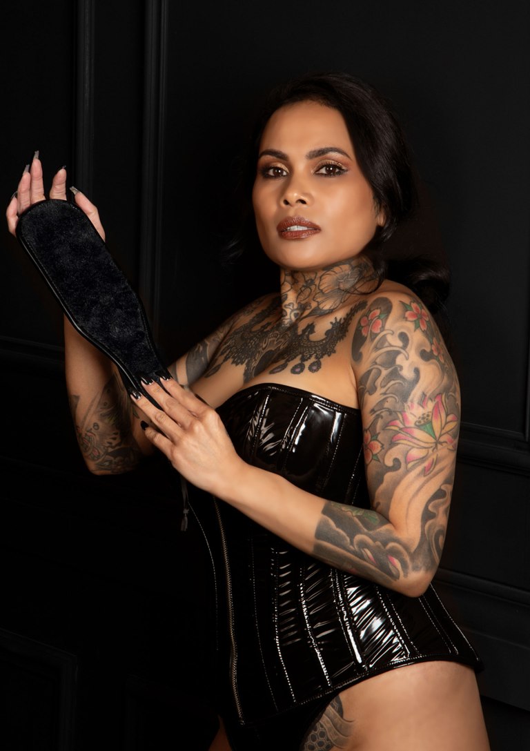 Explore your naughty side with this luxurious vegan leather ... Taboom - Touch Paddle - Black photo-2
