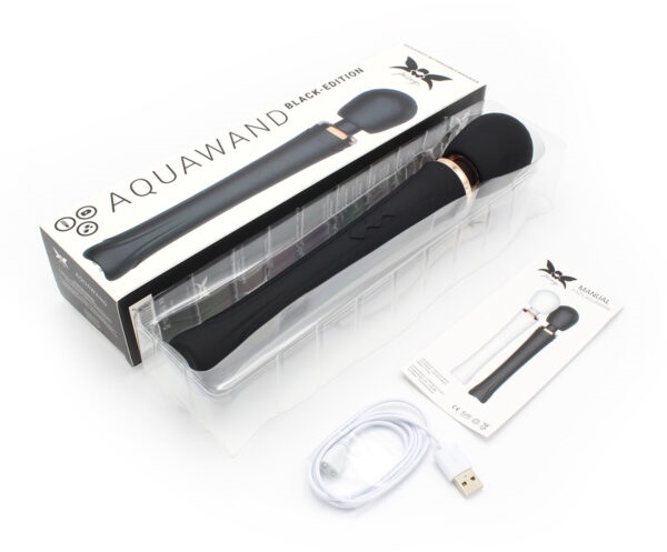 The features of this vibrator are perfect, such as the silen... Pixey - Aquawand Massager - Black photo-7