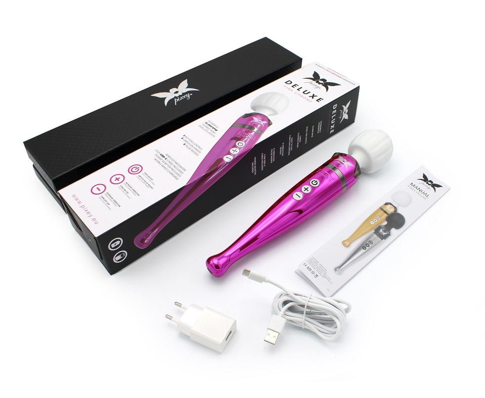 The Pixey Deluxe, world’s most powerful wireless massage wan... Pixey - Deluxe Massager - Pink Chrome photo-8
