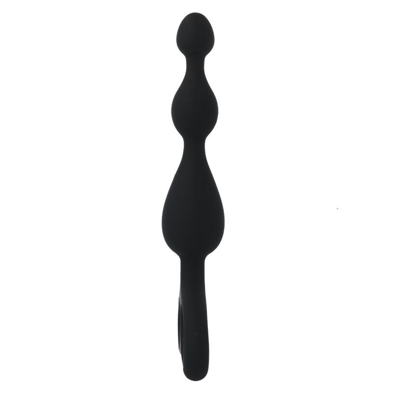 Intensify your pleasure with Intese toys, a classic concept ... Intense - Danti Anal Beads - Black photo-2