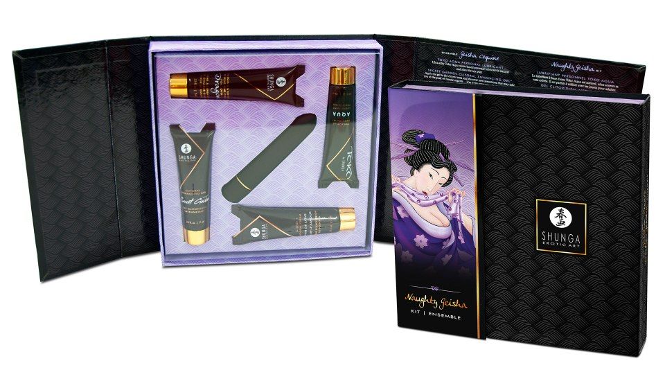Collection of miniatures products will help you explore and ... Shunga - Naughty Geisha Kit w Toy photo-2