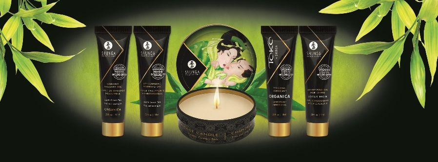 Perfect for romantic getaways for lovers that are passionate... Shunga - Geisha's Secrets Set Green Tea photo-9