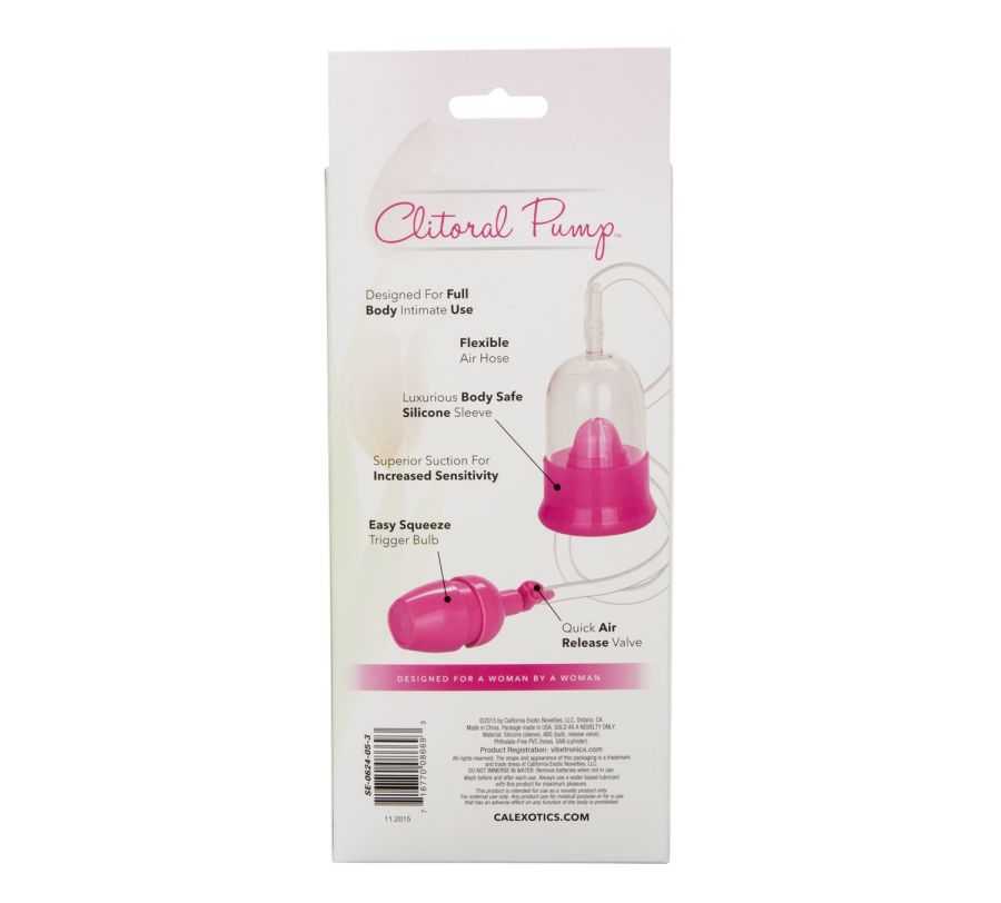Add some luxury to your intimate massage with the newly desi... CEN - Sensual Clitoral Pump - Pink photo-4