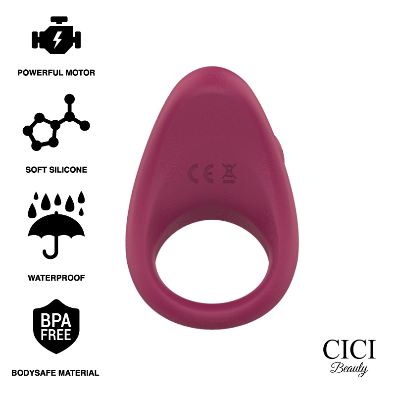 Here comes a sweet gift for your best friend! This donut dis... Cici Beauty - Premium Silicone Vibro Ring photo-6