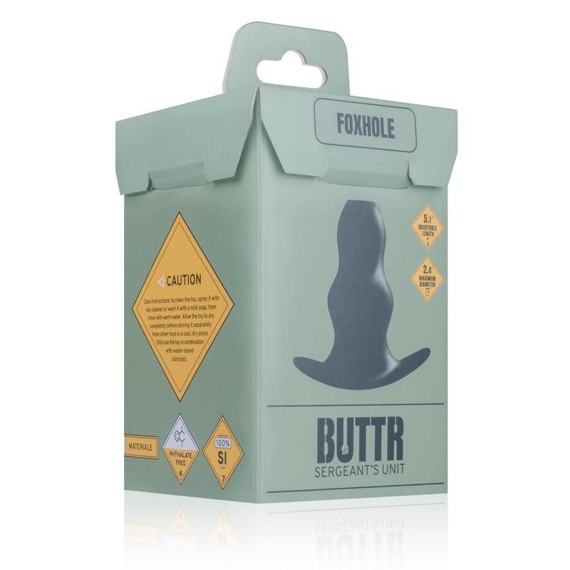 The BUTTR Hollow Butt Plug completely exposes the most intim... BUTTR - Foxhole Hollow Butt Plug - Black photo-5