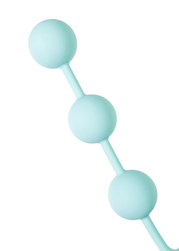 A miniature size suits a novice even. Round tips provides a ... ToDo - Triplex Anal Plug - Mint photo-5