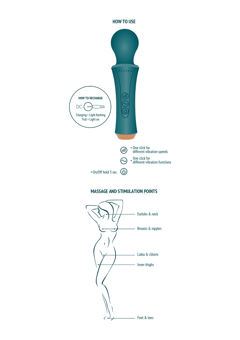 Meet your new best friend: the Personal Wand by XOCOON. This... Xocoon - Personal Wand - Green photo-6