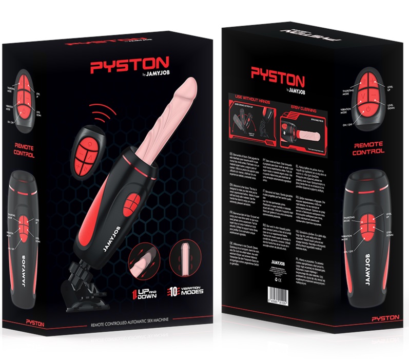 The PYSTON plug-in dildo masturbator from the JAMYJOB brand ... Jamyjob - Pyston Auto Sex Machine photo-9