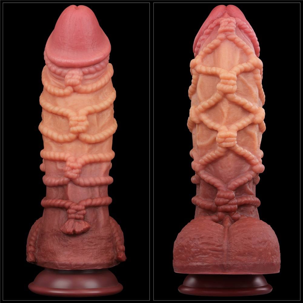 Built to deliver the most lifelike satisfaction, Love Toy Ki... Lovetoy - 10.5" Dual Layered Cock w Rope photo-10