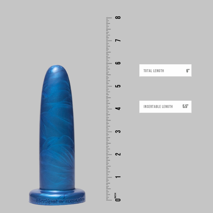 HerSpot Dildos were designed by Fleshlight co-owner Kathy Sh... HerSpot - Dildo M - Cobalt Lily photo-5