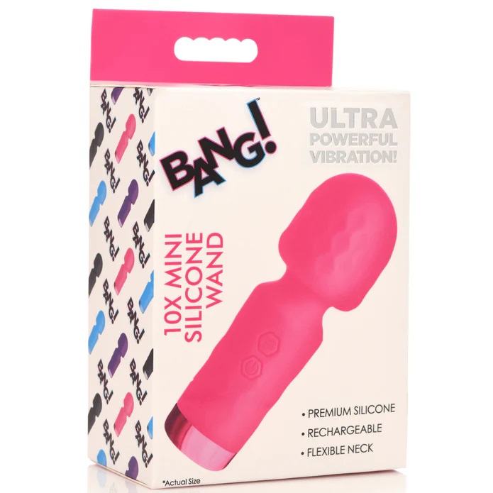 This is for the discreet hedonists. For those always ready f... Bang! - 10X Mini Wand - Pink photo-11