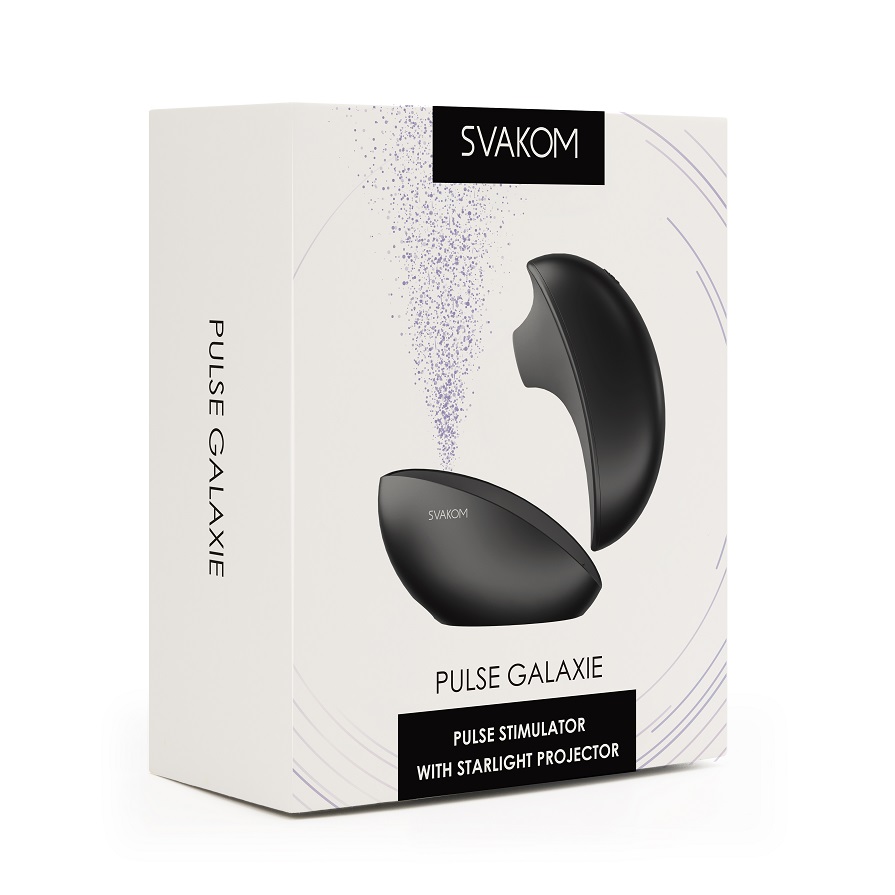 SVAKOM's newest patented technology is excited to show you j... SVAKOM - Pulse Galaxie APP Stimulator w Projector - Midnight Black photo-20