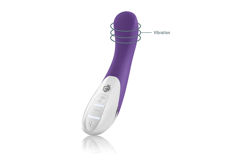 Al Punto is bent so that his point hits the G-spot. Proudly ... Mystim - Al Punto Vibrator - Purple photo-3