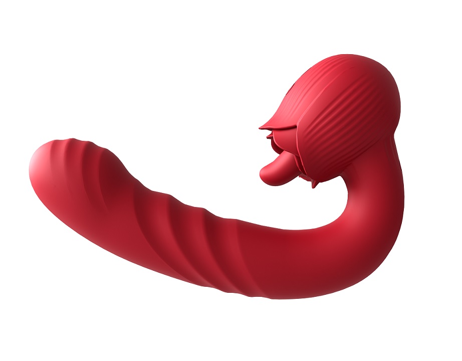 10 speeds Vibration
10 speeds Thrusting &nb... Secwell - Rose Thrusting Vibrator - Red photo-6