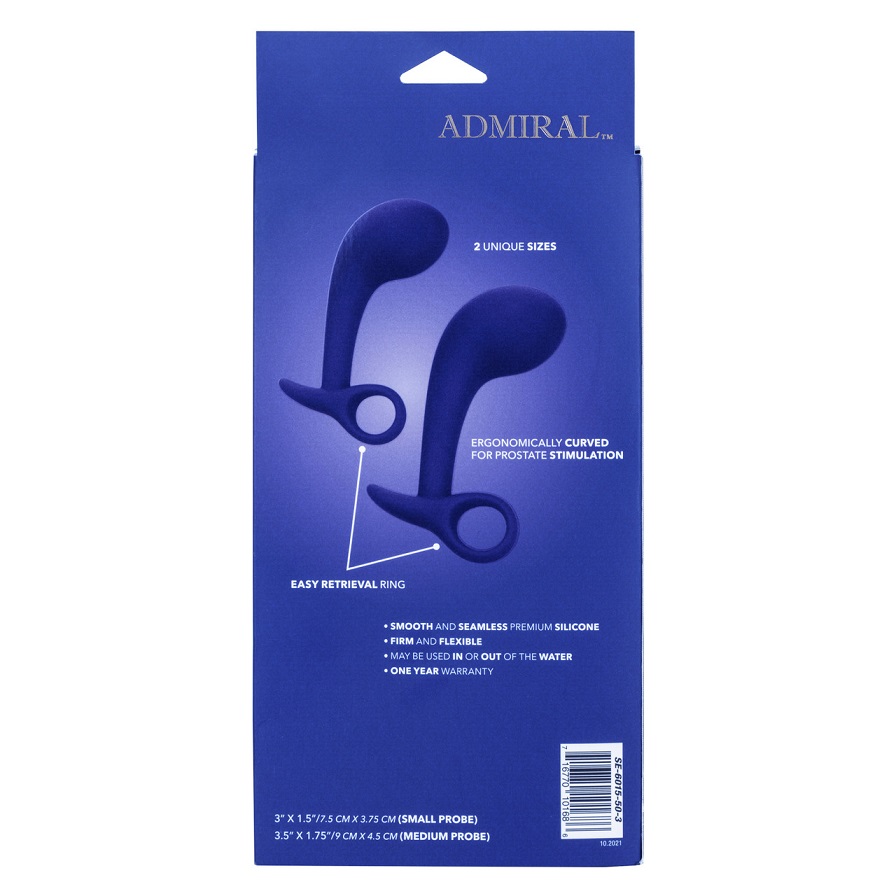 Dive deep into uncharted territories of pleasure with the Ad... CEN - Admiral Anal Training Set - Blue photo-12