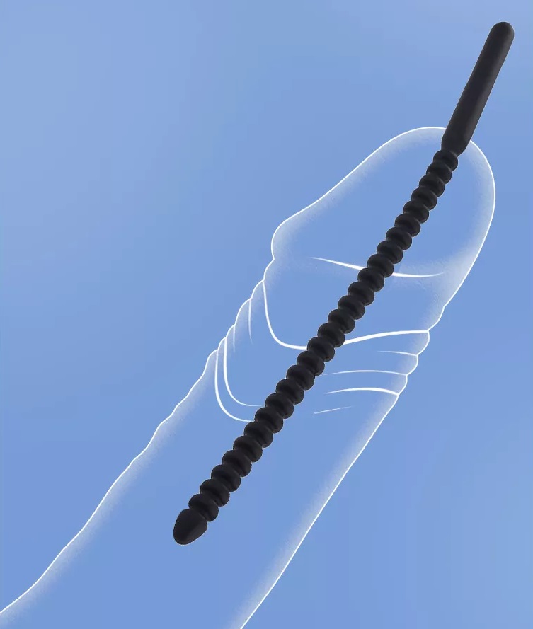 Ribbed urethral plugs set for additional stimulation
Easy t... MT - Threaded Urethral Plug Set - Black photo-4