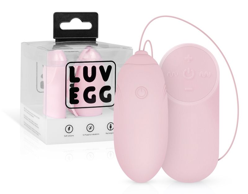 Luv Egg is a cheerful and accessible brand for women or coup... Luv Egg - Vibro Egg w Remote Control - Pink photo-12