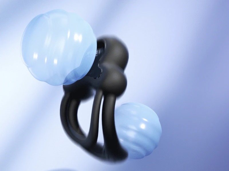 Built with dual rings for incredible performance, ANELLO add... Honey Play Box - Anello Vibro App Ring w Clit Stimulator - Black photo-4