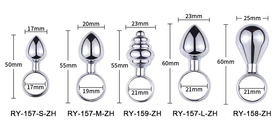 Tiny spiral metal anal plug with ring
Material: Aluminium a... MT - Tiny Spiral Butt Plug w Ring - Silver photo-9