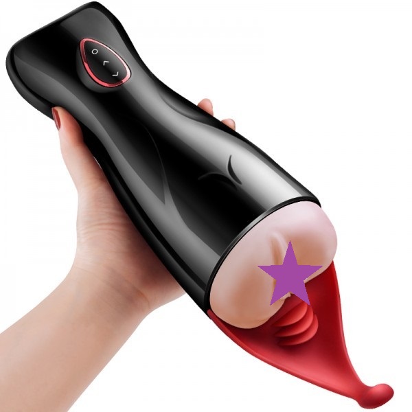 Pressure Sensitive Auto-sucking
Vibrating tongue to stimula... Erocome - Taurus Masturbator - Black photo-2