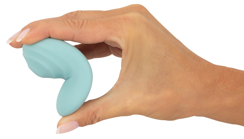 Experience intense stimulation with the grooved RC Panty Vib... Cuties - RC Panty Vibrator - Turquoise photo-2