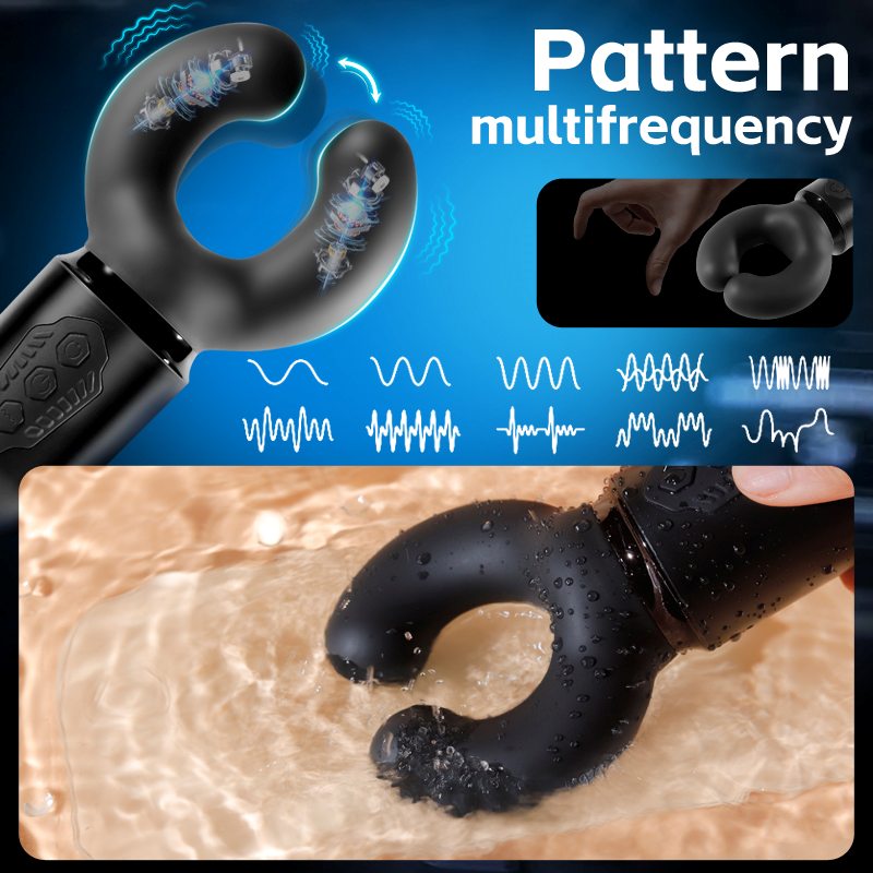 10 Kinds of vibration
10 speeds biting function
Rechargeabl... Secwell - Carl Vibro Masturbator - Black photo-3