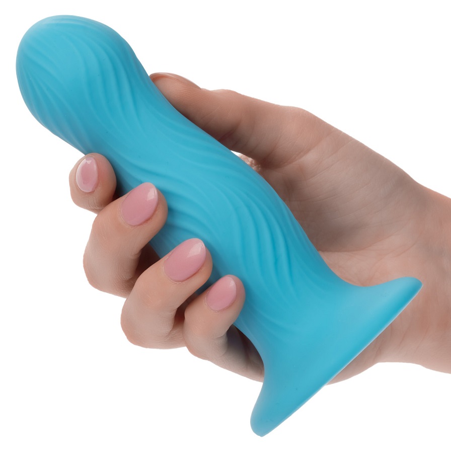 Ride the waves of pleasure with the Wave Rider Swell, a cont... CEN - Wave Rider Swell Plug - Blue photo-2