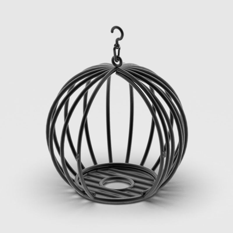 Material: Iron, zinc alloy
Max diameter: 86 cm&n... Roomfun - Suspension Pumpkin Cage photo-3