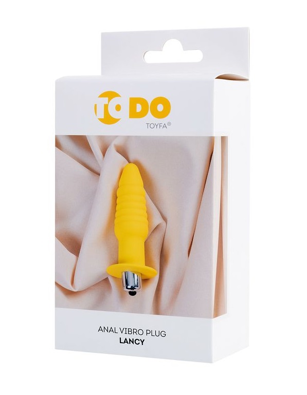 Lancy The toy fills out in the inside. A vibration is a plea... ToDo - Lancy Vibro Plug - Yellow photo-8