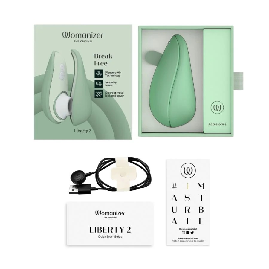 Taketoys 資深員工對Womanizer Liberty 2詳細介紹影片:
... Womanizer - Liberty 2 代 便攜版陰蒂吸啜器 - 草綠色 照片-7