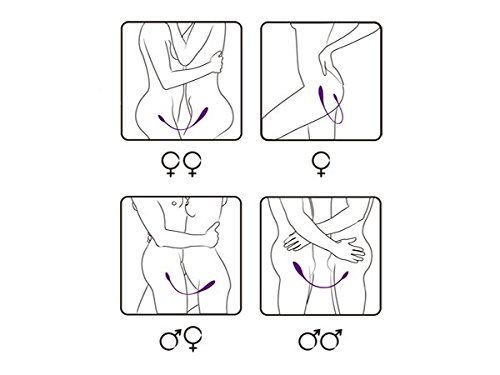 Mini Double ended vibrator with optional removable dildo she... Adrien Lastic - 2X Double Ended Vibrator photo-32